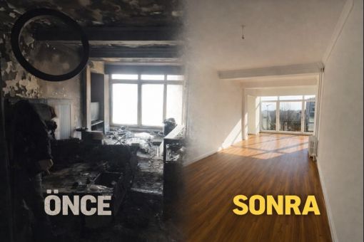 yangın sonrası temizlik